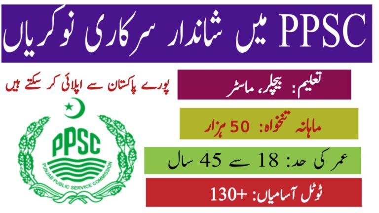 PPSC Jobs Advertisement No 04/2025