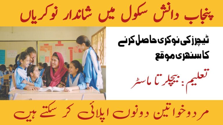 Punjab Daanish School Jobs 2025