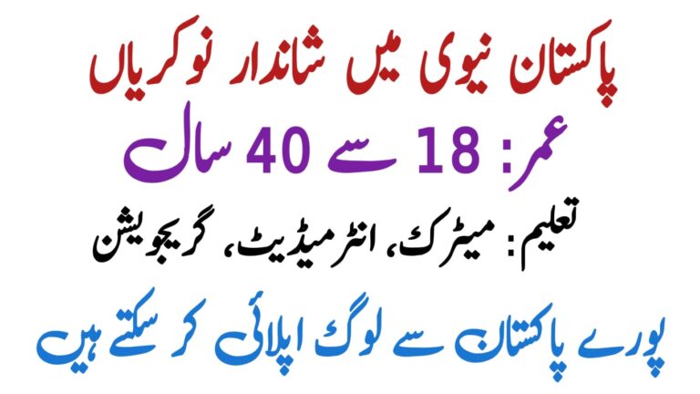 Pakistan Navy as a Graphic Designer 2025